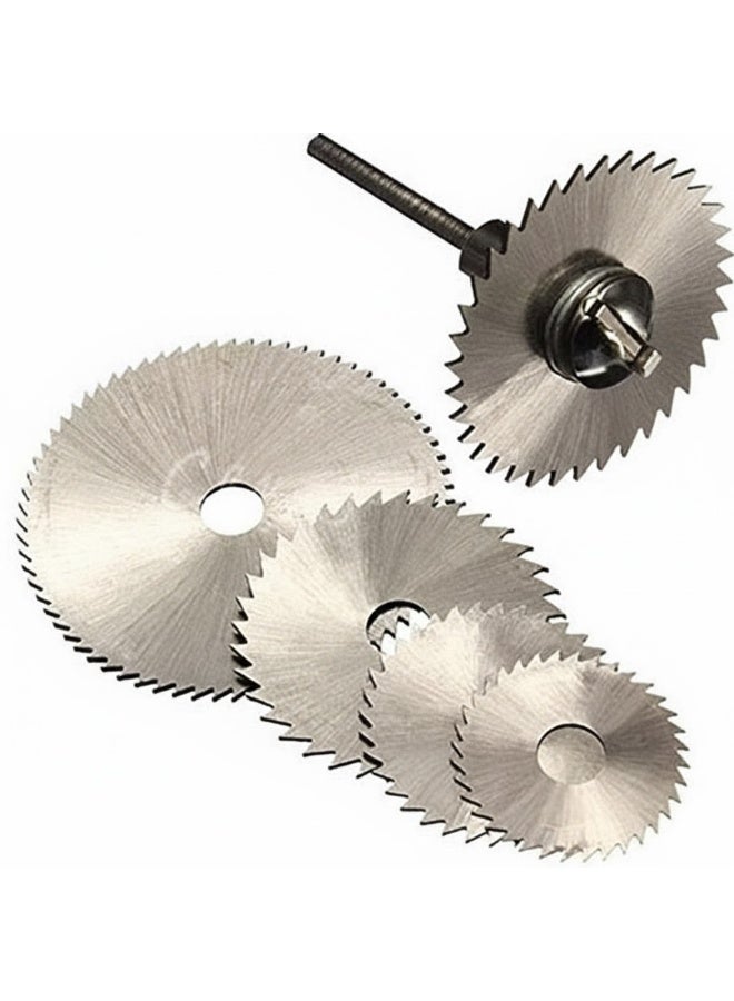 Small Circular Saw Blade Set for Rotary Tools and Electric Drills - Multi-Size Cutting Disc Kit 6 Pieces - Image 1